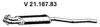EBERSP?CHER 21.187.83 Front Silencer
